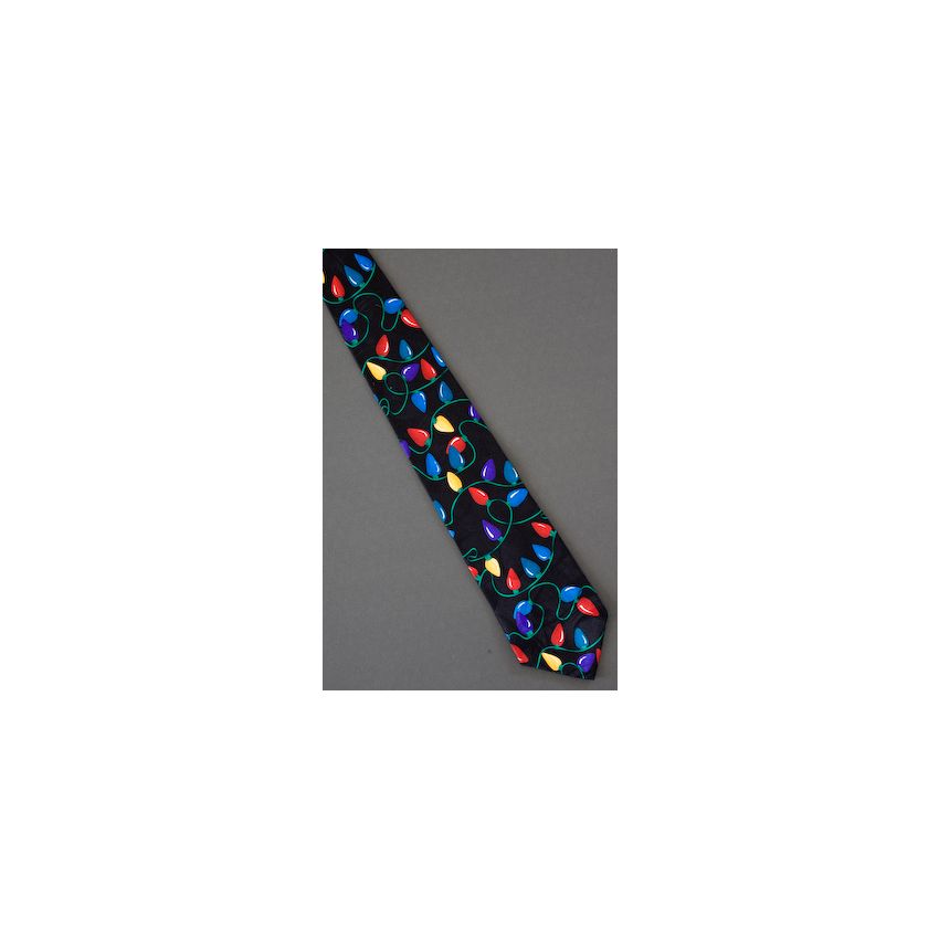 Zylos George Machado Holiday Lights Tie
