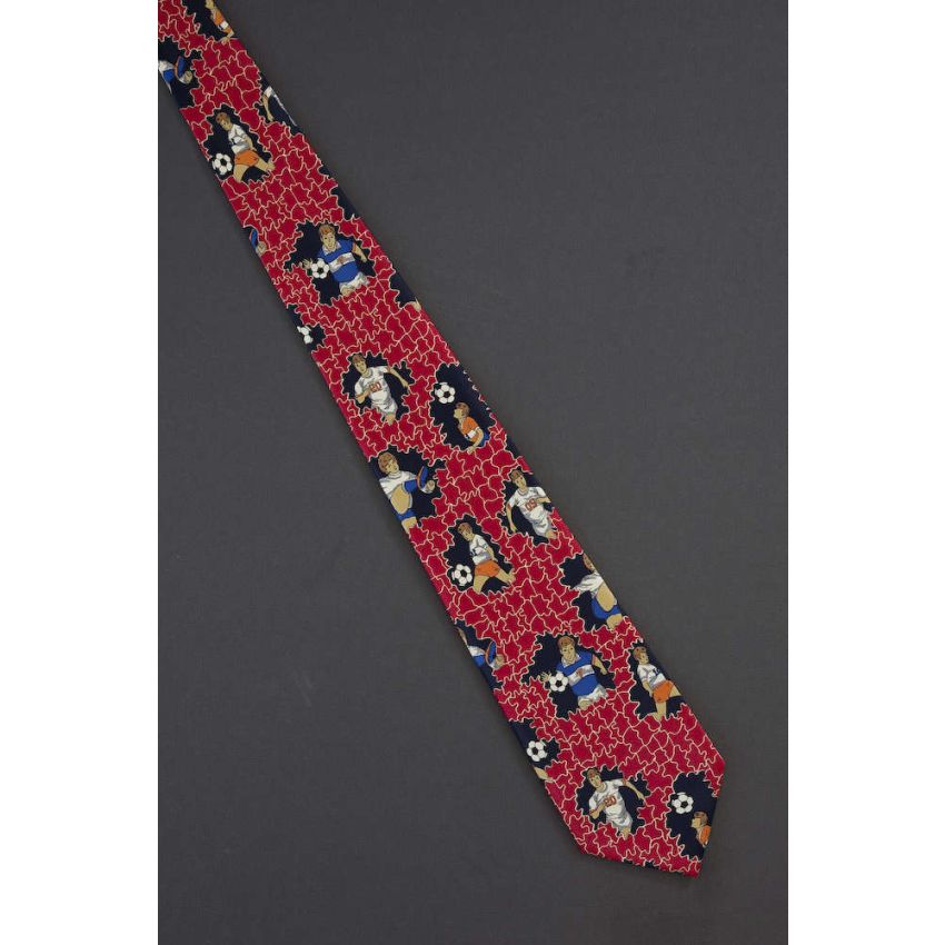 Soccer Scenes - Mens Sports Novelty Tie