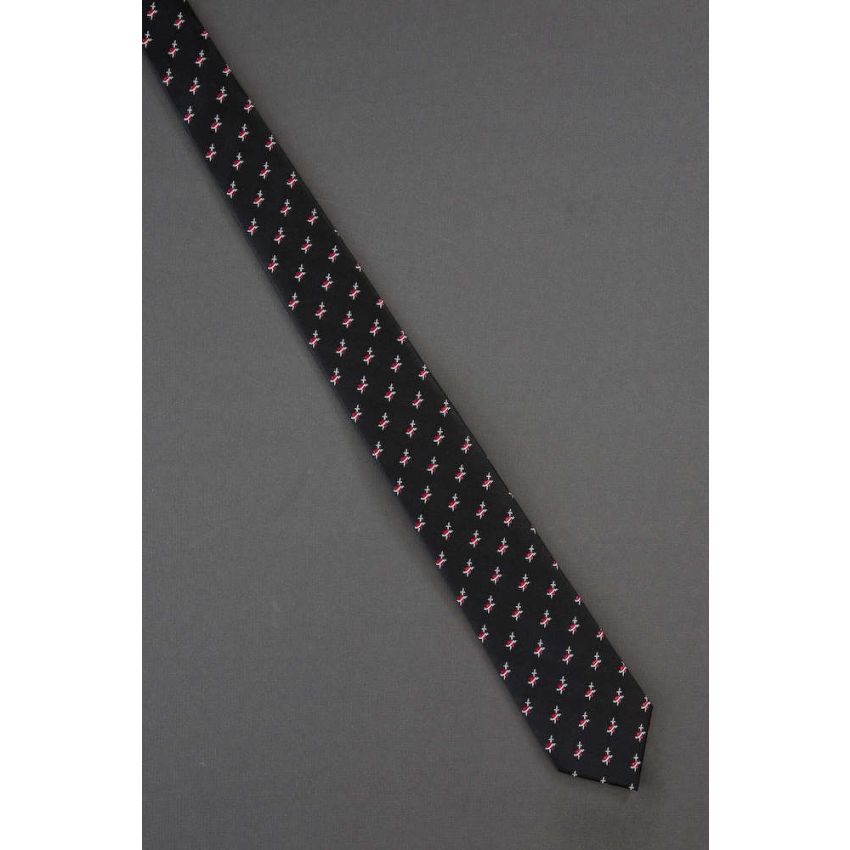 Heart & Sword - Skinny Valentines Day Neck Tie