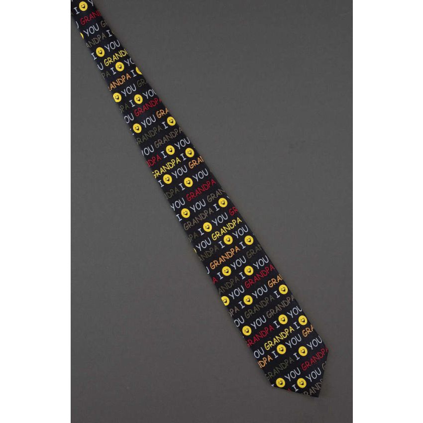 I Love You Grandpa! - Grandfathers Day Tie