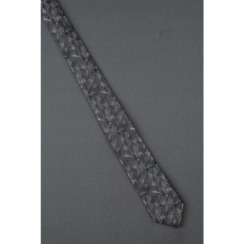 Textured Gray - BOYS 80s Narrow Vintage Tie