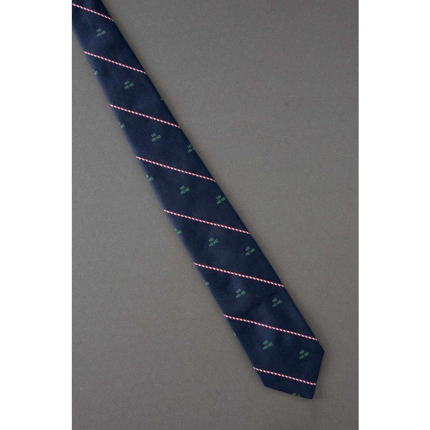 Ho Ho Ho & Candy Cane Stripes - 80s Vintage Tie