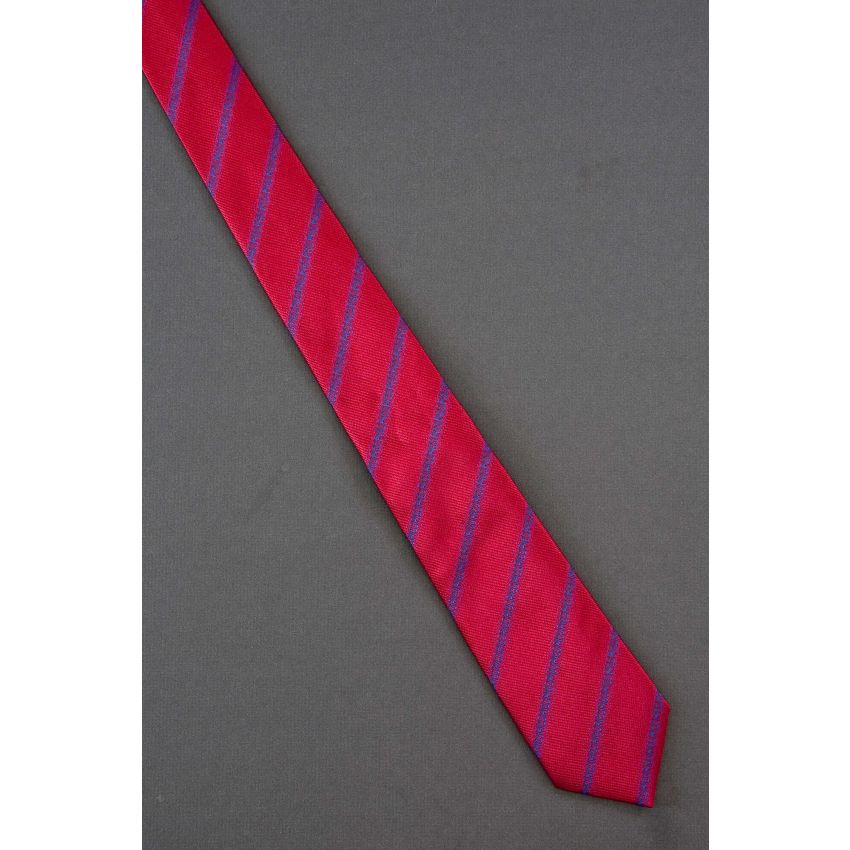 PYSS Acronym Repeat - Skinny Striped Necktie