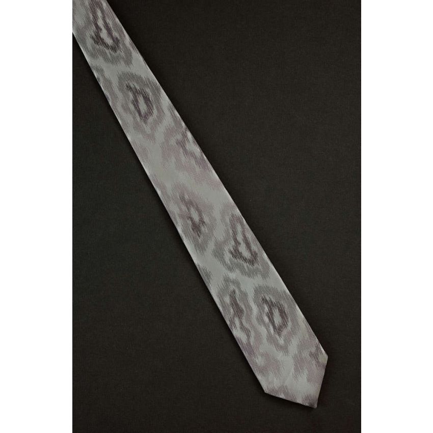 Bodacious Blobs! 80s Skinny Gray Necktie