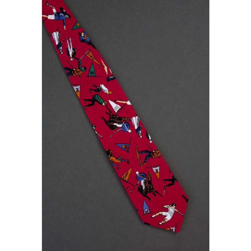 Polo Player, Skier, Shot Putter & Golfer - Tie