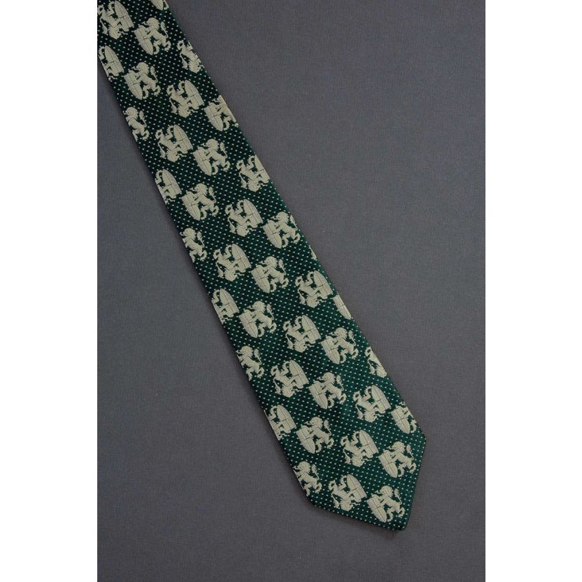 Lions Carrying Swords - 1970s Vintage Necktie