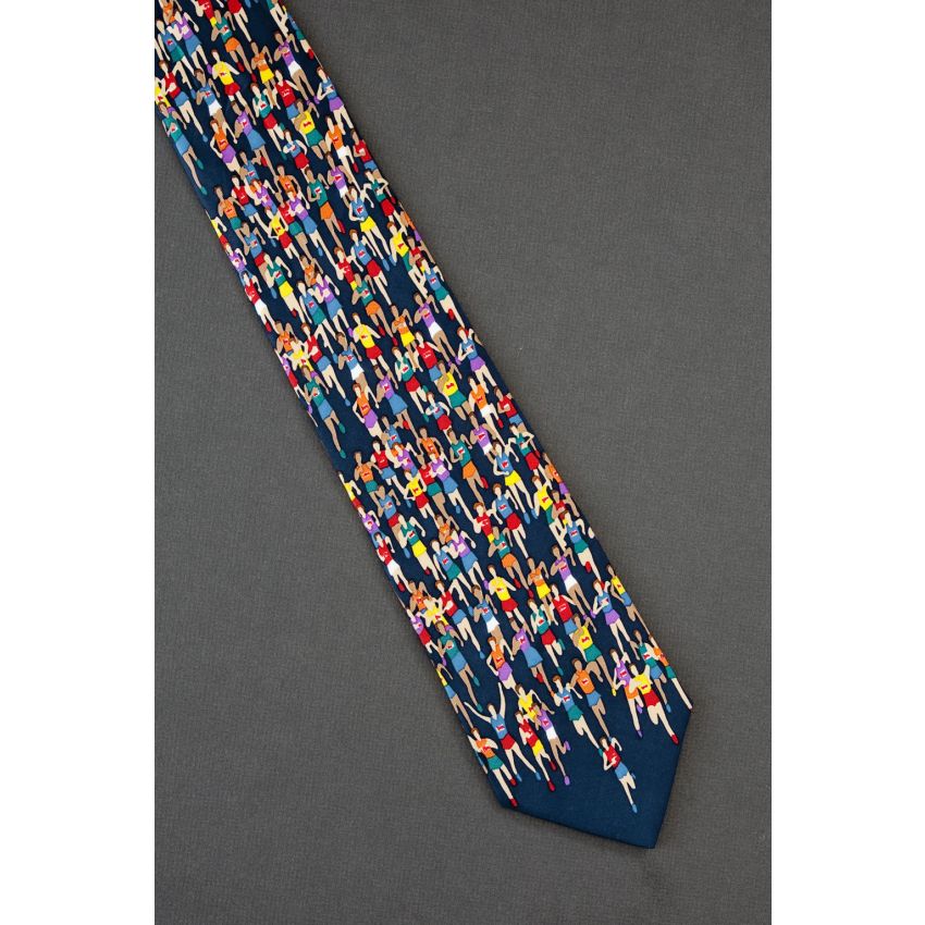 Marathon Runners ---Silk Alynn Necktie