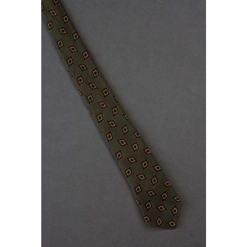 50s Slim Mad Men - Diamond Patterned Tie