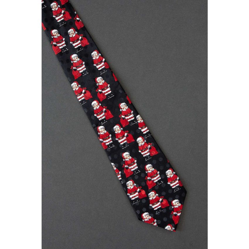 Teddy Bear Dressed As Santa Claus - Xmas Tie