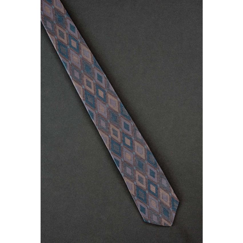 Pastel Diamonds - 80s Narrow Vintage Tie