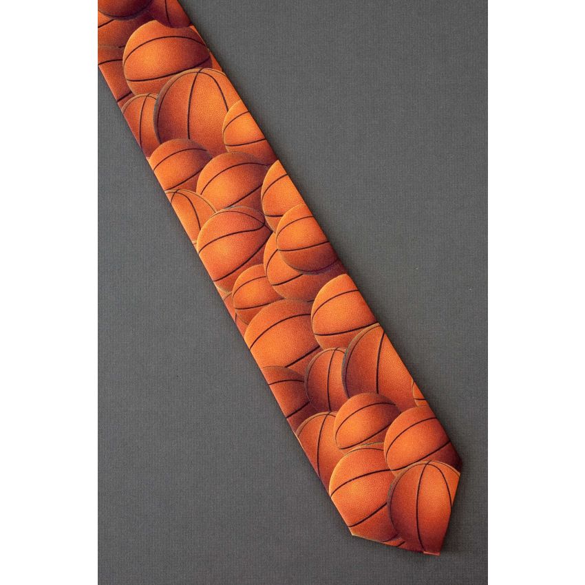 Just Balls - Basketballs - Ralph Marlin Necktie