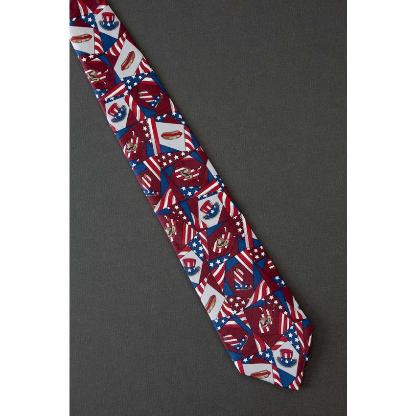 All Things American - Patriotic Silk Necktie