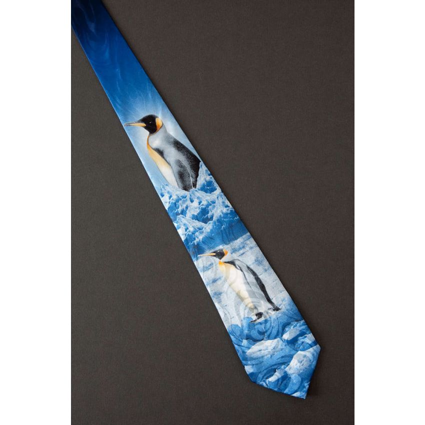 Two Penguins - Outdoor Arctic Necktie