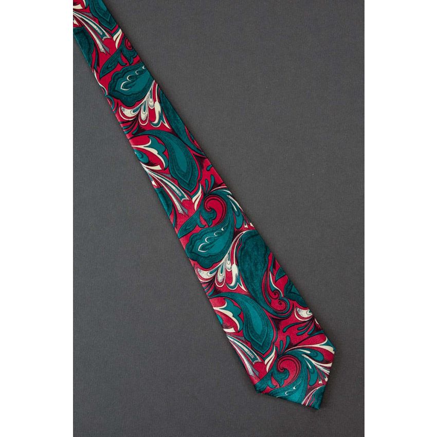 Holiday Color Paisleys - Modern Pattern Tie