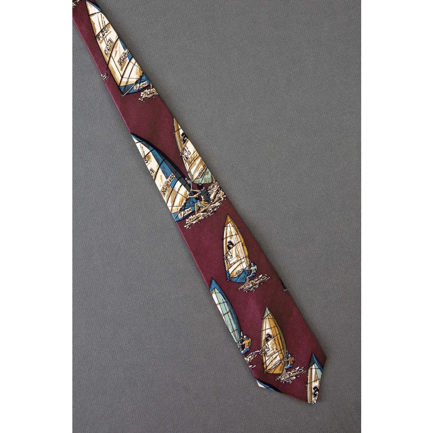 People Wind Surfing - Boys Nautical Necktie