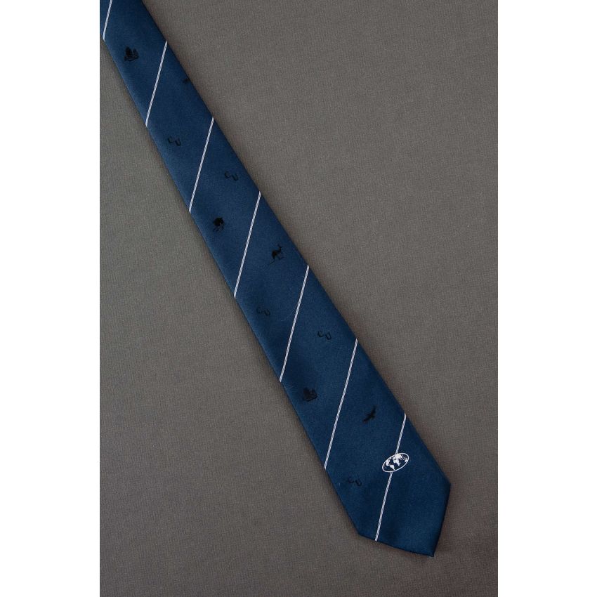 World Globe Logo - Commercial Union Tie