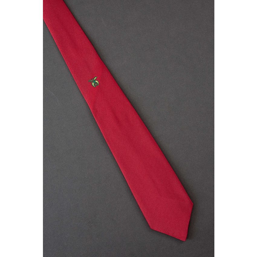 Shriner Emblem - Brand New Red Tie