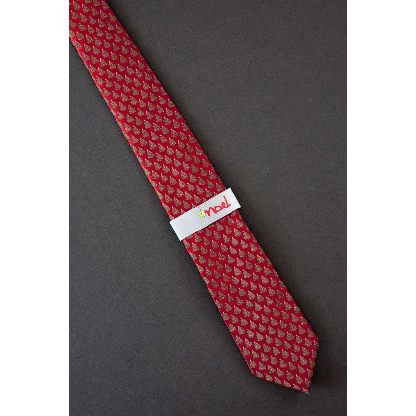 Christmas Tree & Silver Star - Brand New Tie