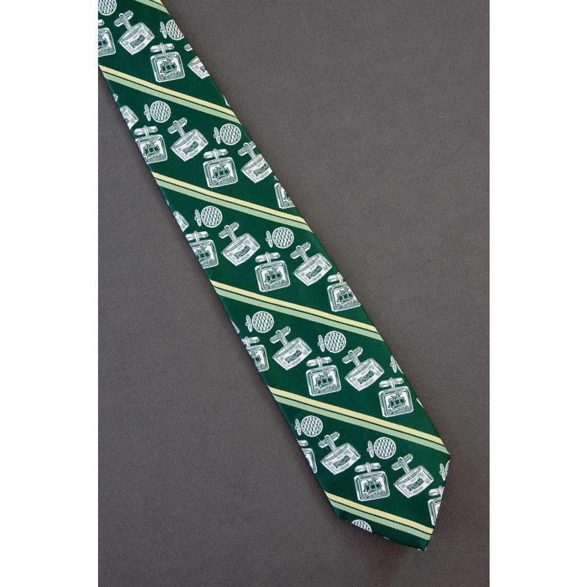 Cufflinks - Unique 70s Vintage Green Necktie