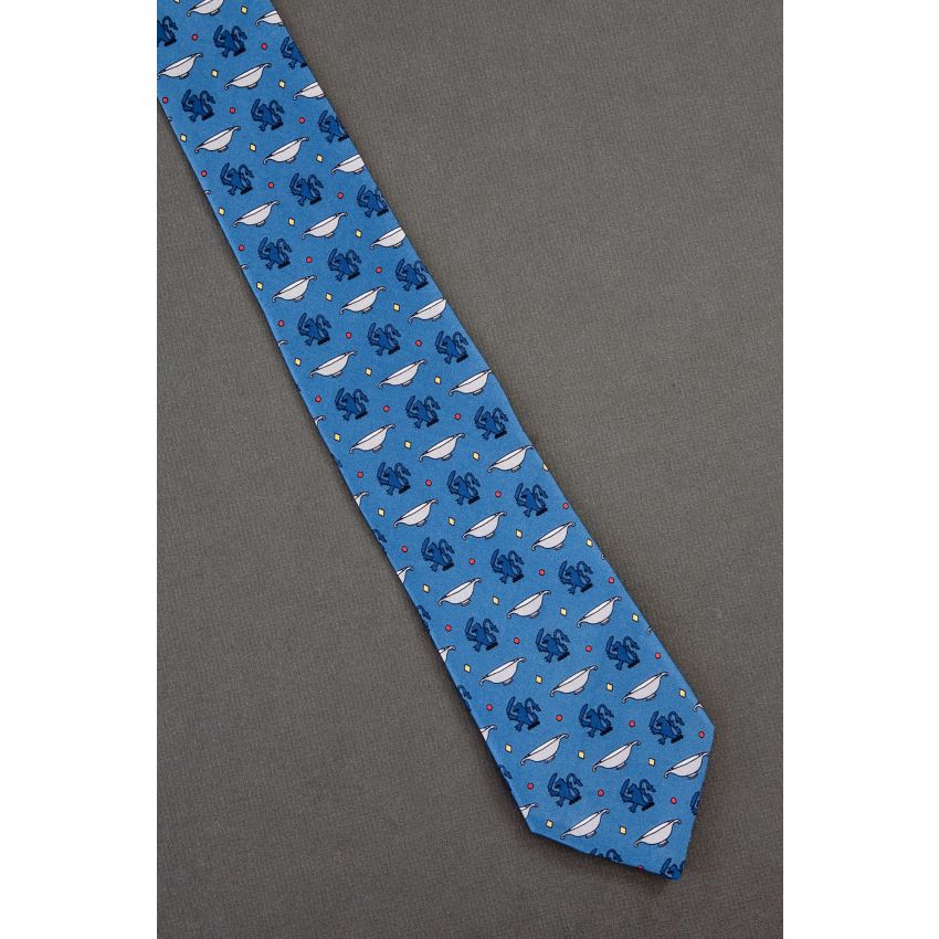 Heraldic Lion & Cauldron - Silk Necktie