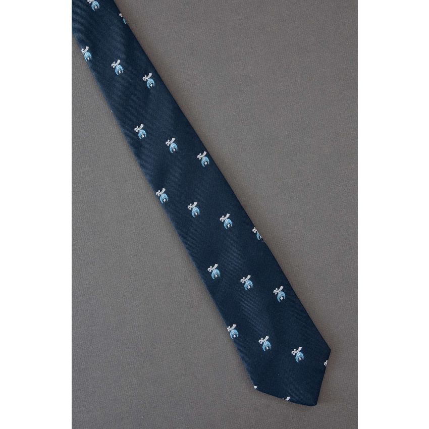 Shriner Logo Repeat - 1980s Vintage Necktie