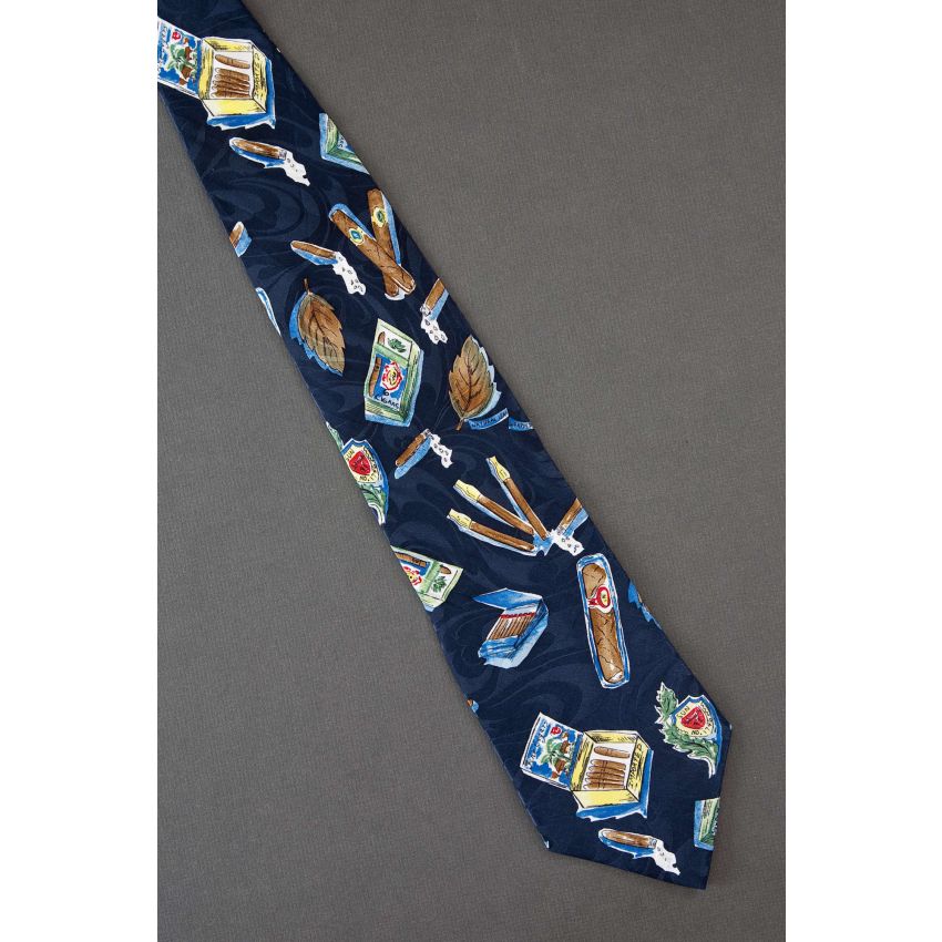 Tobacco Leaves & Cigars - Roffe Necktie