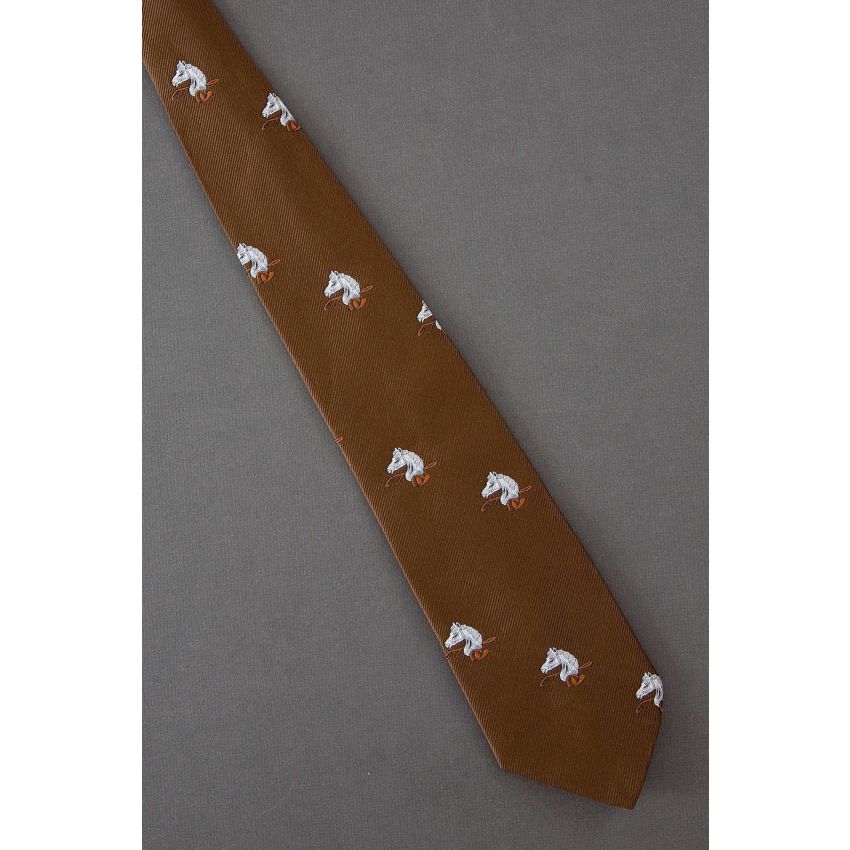 Horse, Jockey Hat & Racing Crop - Necktie