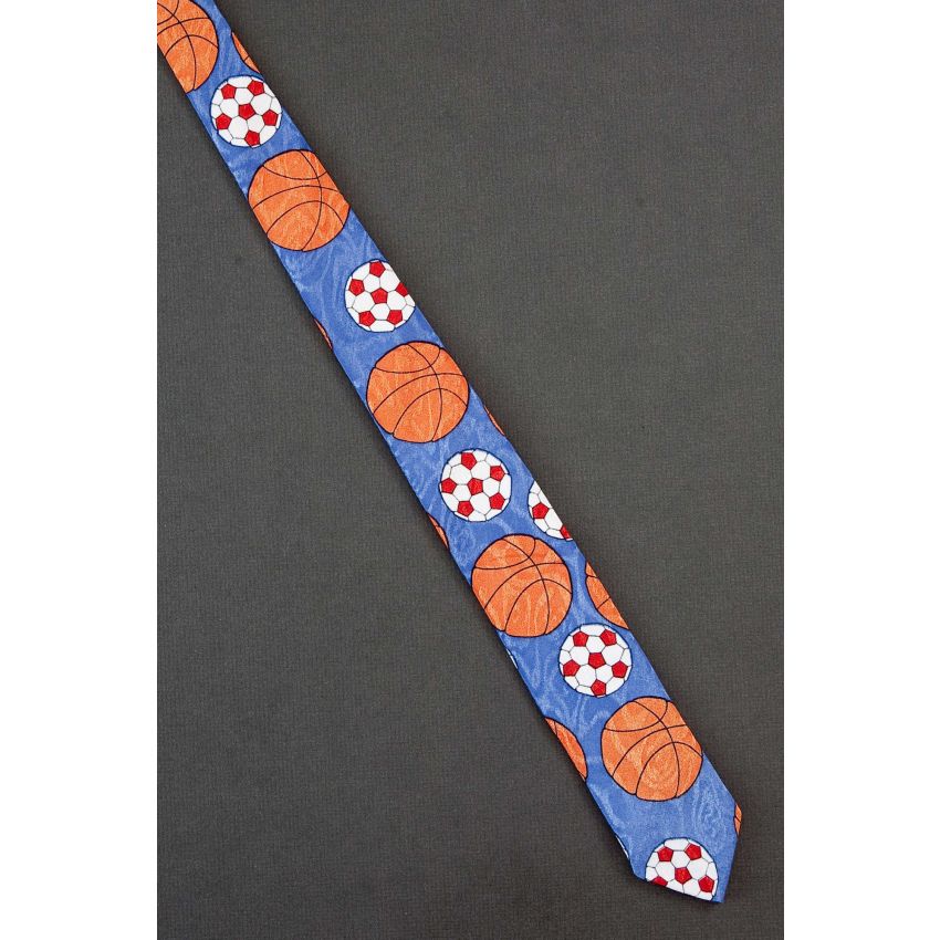 Basketballs & Soccer Balls - Boys Necktie