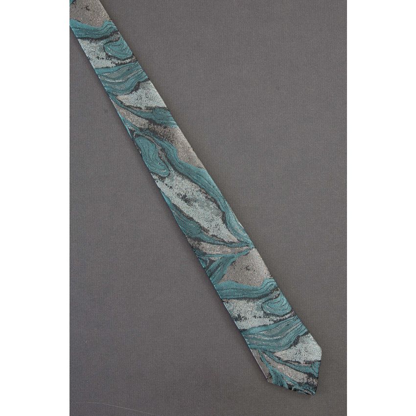 Green Organic Design - 1980's Skinny Necktie