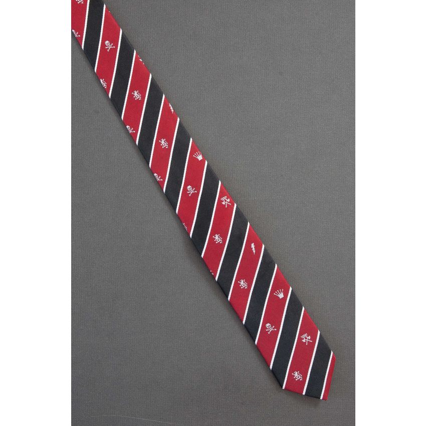 Lion, Crown, Skull, Ax & Lightning - Boys Tie