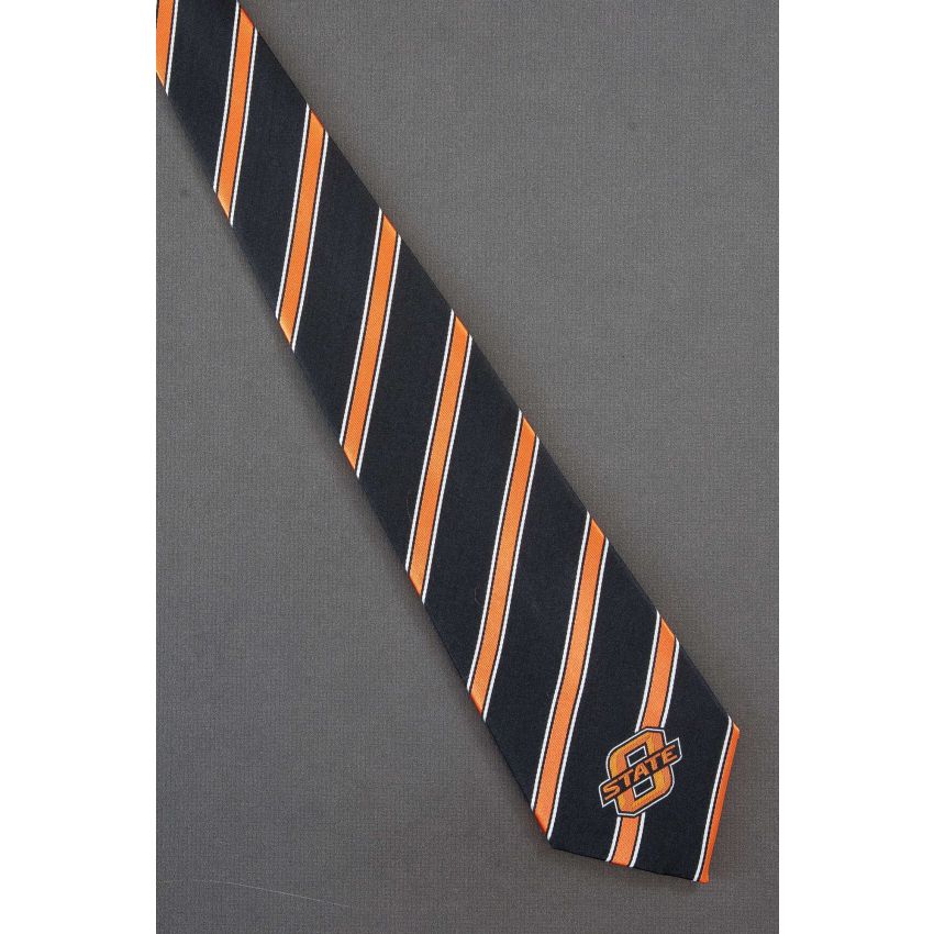 Oklahoma State University Striped Tie
