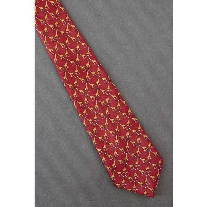 Giraffes Facing One Another - Animal Necktie
