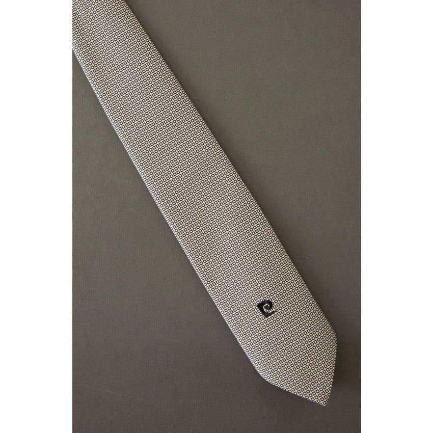 Pierre Cardin Logo - 70's Square Pattern Necktie