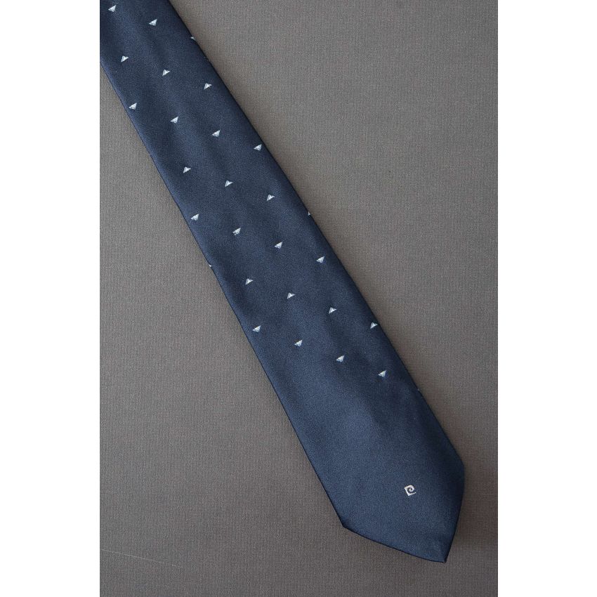 Diamonds Up & Down - Pierre Cardin Logo Tie