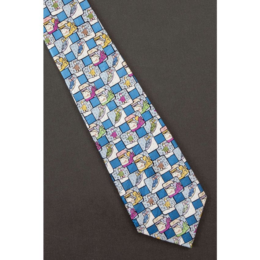 People Snowboarding on a Snowy Day - Necktie