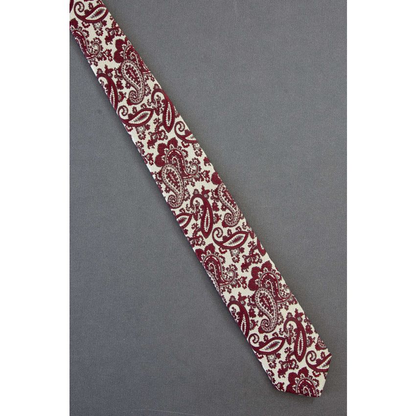 1980's Paisley Pattern - Narrow Vintage Necktie