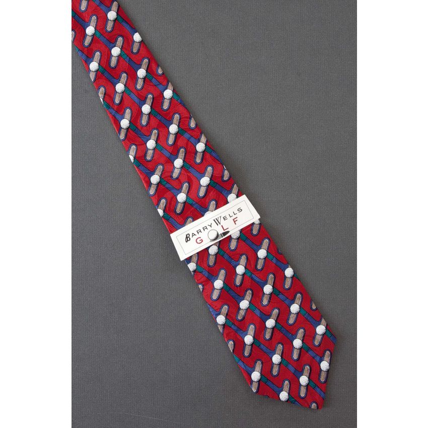 Perfect Putt - Brand New Barry Wells Golf Necktie