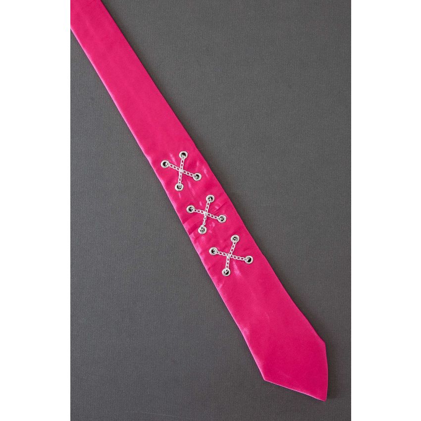 X Made of Chains - Skinny Punk Rock Necktie