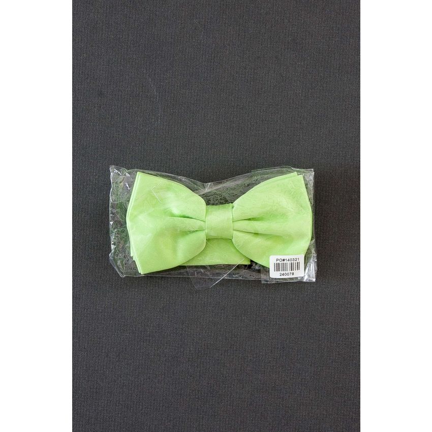 Solid Lime Green - Pre-Tied Adjustable Bowtie