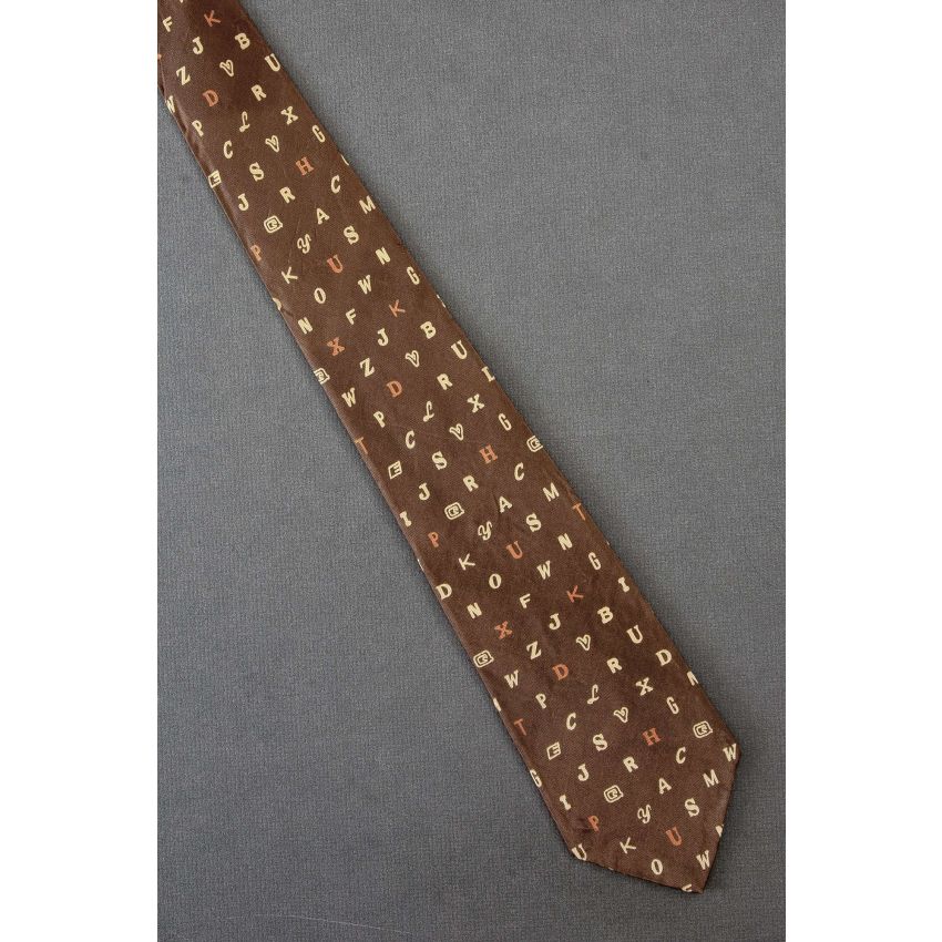 Letters of the Alphabet in Various Fonts - Necktie