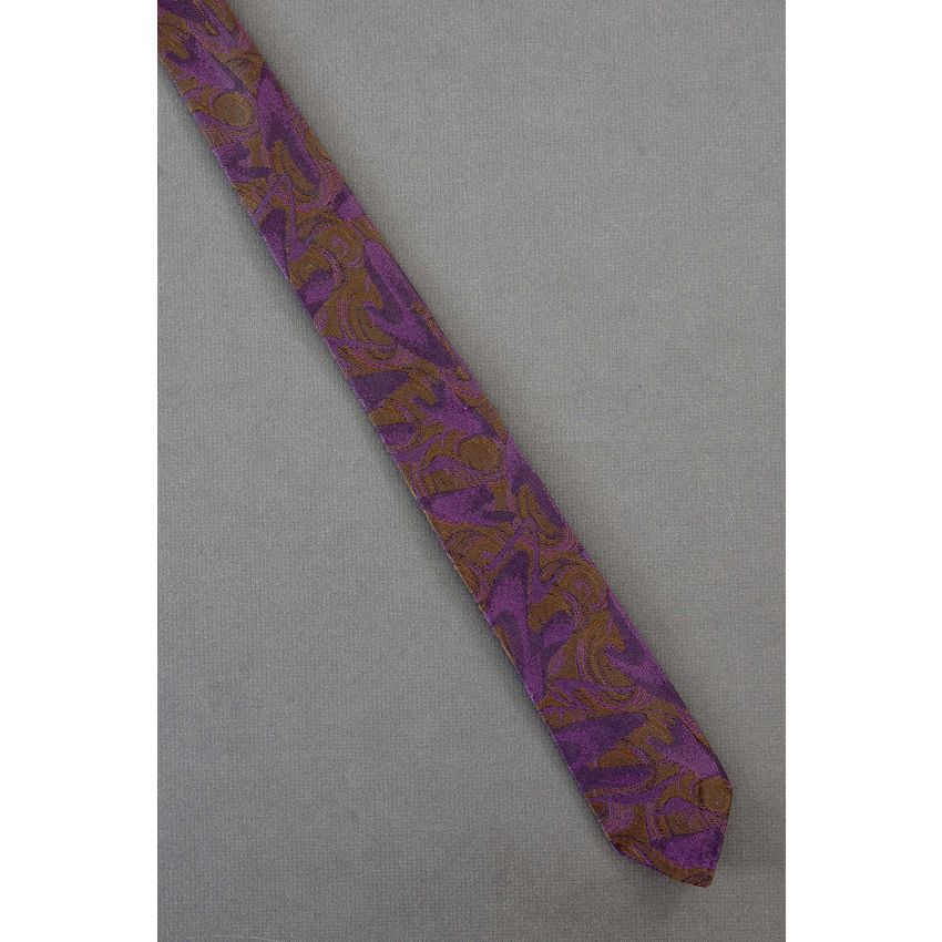 Marriage of Purple & Gold - 1980's Skinny Tie