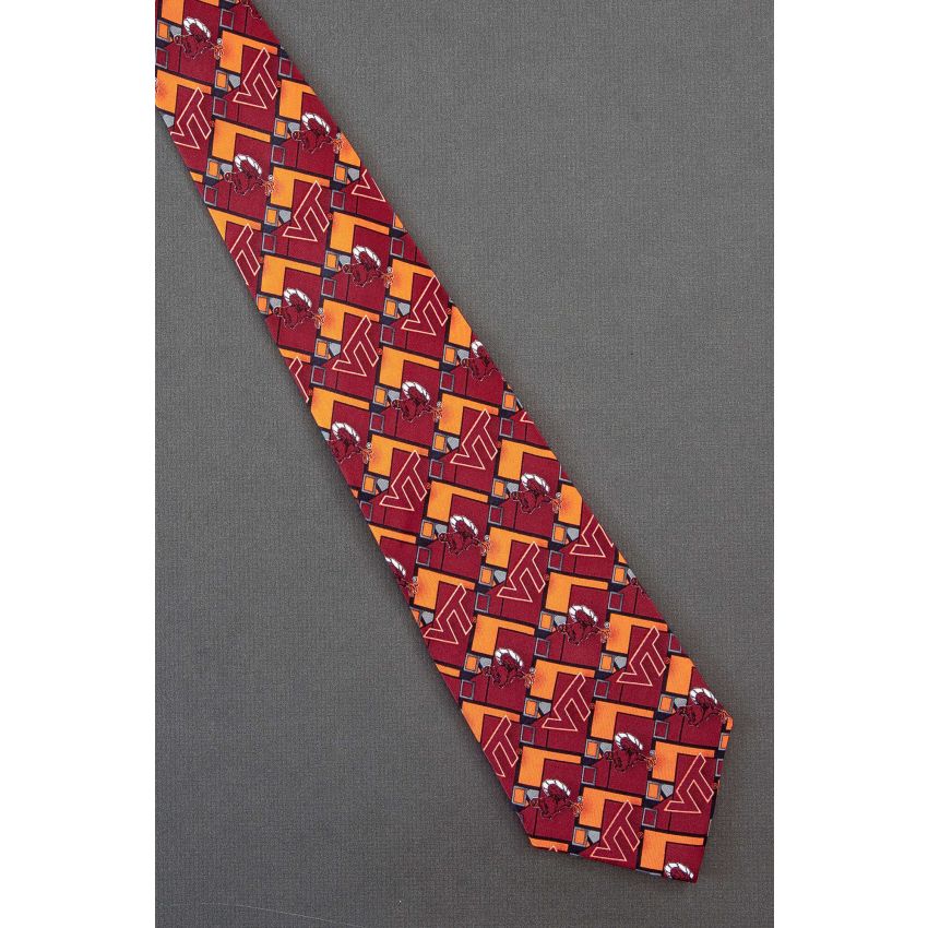 Virginia Tech Hokies - Red Silk Collegiate Tie