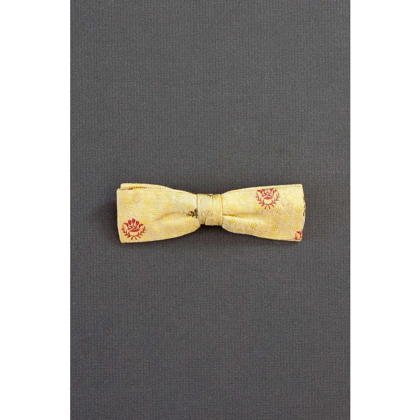 Wreath Around Crown - Vintage Pre-Tied Bow Tie