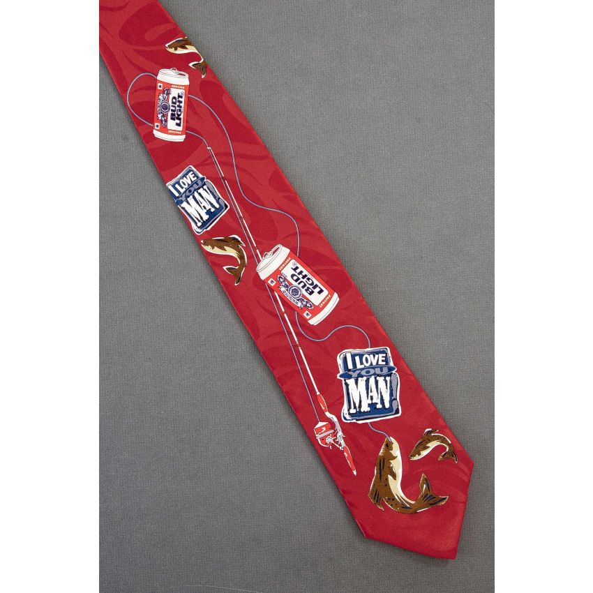 I Love You Man - Bud Light Beer Fishing Tie