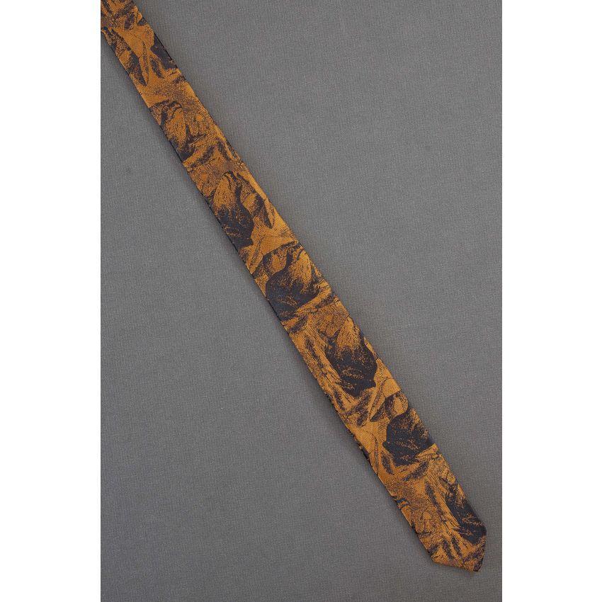 Toads All Over - Boys Skinny Orange Necktie