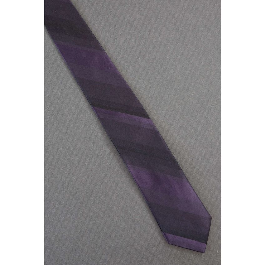 Purple & Black Striped - Brand New Merona Tie