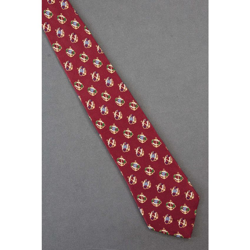 Ship Anchor & Preserver - Tommy Hilfiger Silk Tie