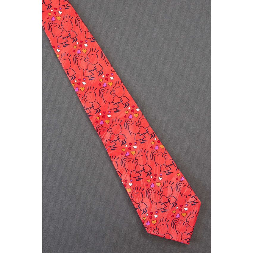 Two People in Love & Kissing One Another Tie