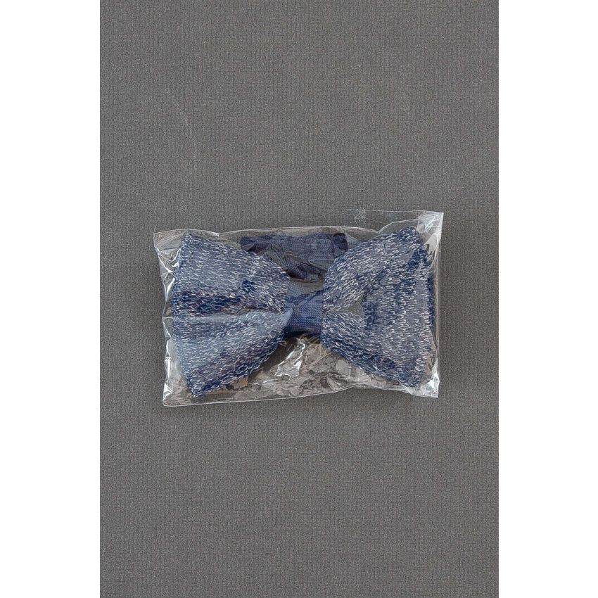 Navy Blue Mottled - New Adjustable Bow Tie
