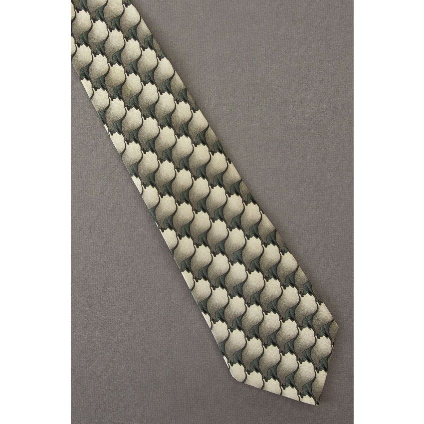 Kangaroo Repeat - Green Silk Ties to Nature Tie